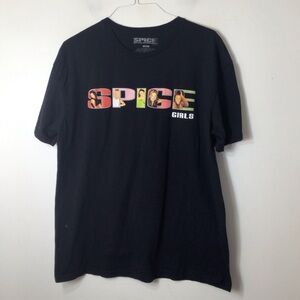 Spice girls xl Tshirt women Black Spice Girls Short Sleeve Tee